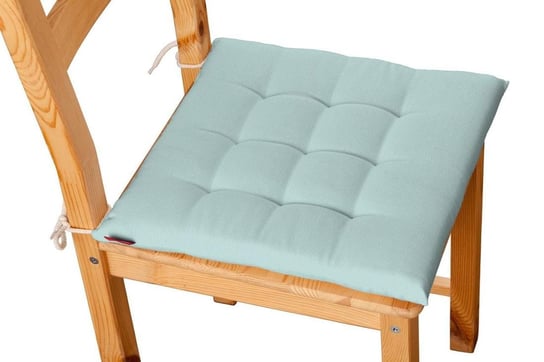 Siedzisko Karol na krzesło DEKORIA Cotton Panama, pastelowy błękit, 40x40x3,5 cm Dekoria