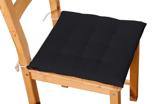 Siedzisko Karol na krzesło DEKORIA Etna, czarny, 40x40x3,5 cm Dekoria