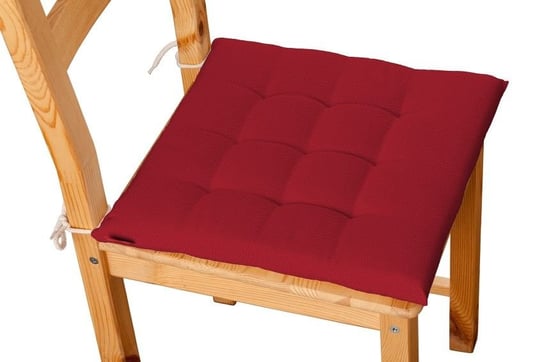 Siedzisko Karol na krzesło DEKORIA Etna, czerwony, 40x40x3,5 cm Dekoria