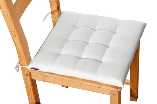 Siedzisko Karol na krzesło DEKORIA Jupiter, biel, 40x40x3,5 cm Dekoria