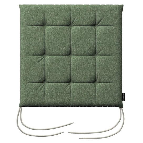 Siedzisko Karol na krzesło, zielony melanż, 40 × 40 × 3,5 cm, Amsterdam Dekoria