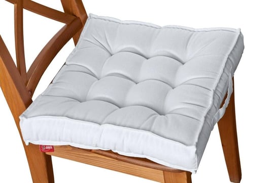 Siedzisko Kuba na krzesło DEKORIA Cotton Panama, biały, 40x40x6 cm Dekoria