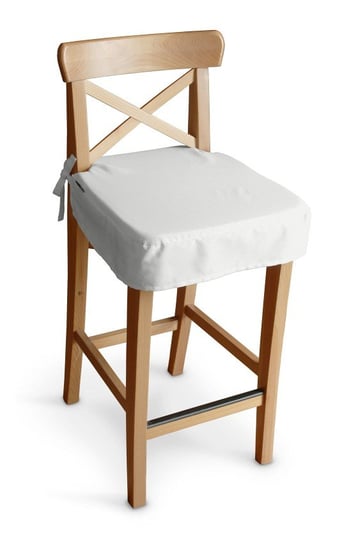 Siedzisko na krzesło barowe Ingolf, biały, krzesło barowe Ingolf, Loneta Dekoria
