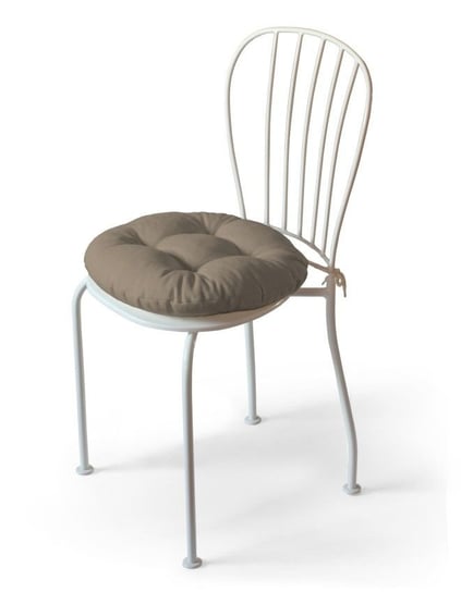 Siedzisko na krzesło DEKORIA Cotton Panama, Adam, Grey Brown, szary brąz, 40x8 cm Dekoria