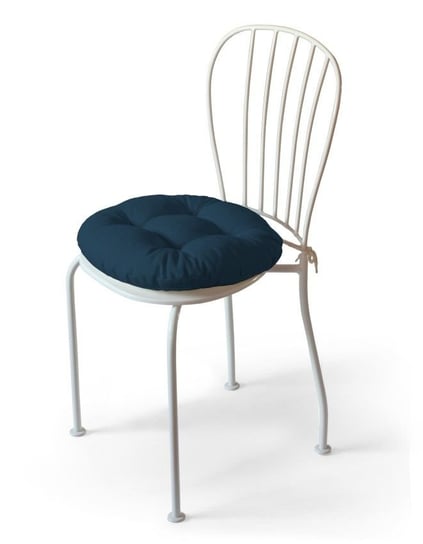 Siedzisko na krzesło DEKORIA Cotton Panama, Adam, Ocean Blue, morski niebieski, 37x8 cm Dekoria