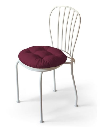 Siedzisko na krzesło DEKORIA Cotton Panama, Adam, Plum, śliwkowe, 40x8 cm Dekoria