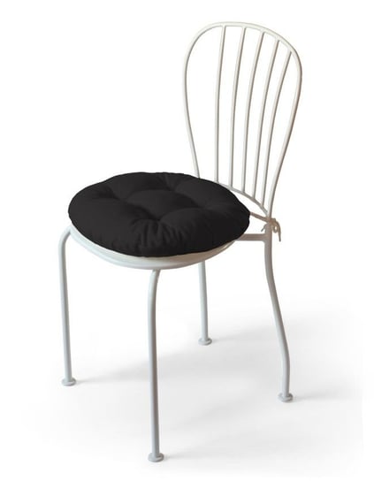 Siedzisko na krzesło DEKORIA Cotton Panama, Adam, Shadow Grey, grafitowe, 37x8 cm Dekoria