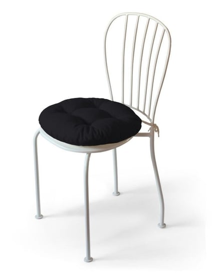 Siedzisko na krzesło DEKORIA Etna, Adam, czarny, 37x8 cm Dekoria