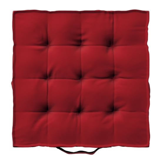 Siedzisko na krzesło KUBA Velvet, intensywna czerwień, 40 × 40 × 6 cm Dekoria