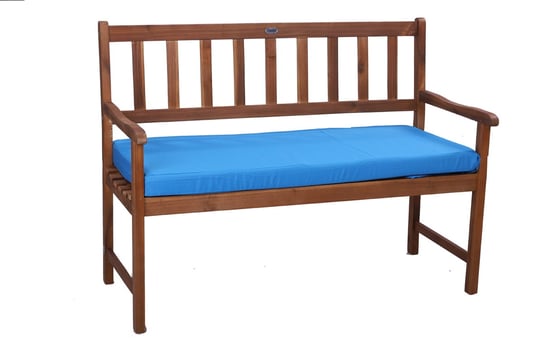 Siedzisko na ławkę 160x50x7cm., niebieski, poduszka na ławkę ogrodową, poduszka płaska, poduszka ogrodowa, poduszka zewnętrzna, poduszka na meble ogrodowe/ Setgarden Inna marka