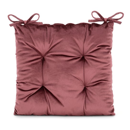 Siedzisko poduszka na krzesło 40x40 Aleksa wygodna różowa AmeliaHome