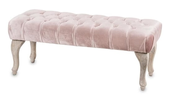 Siedzisko różowe Klasyczny na nóżkach 41x100x41 cm Pigmejka