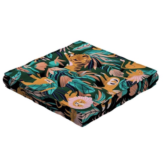 Siedzisko Tomi, Zielony, 40 × 40 × 6 Cm, Magic Collection Yellow Tipi