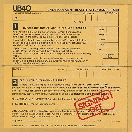 Signing Off (Red), płyta winylowa UB40