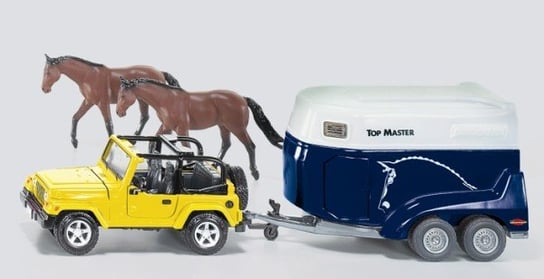 Siku, Jeep z przyczepą dla koni, model Siku