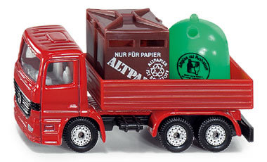 Siku, model Ciężarówka z pojemnikami na odpady Siku