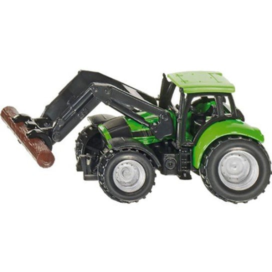 Siku, model traktor ze szczypcami do drewna Siku