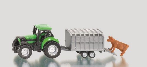Siku, Traktor z przyczepą dla zwierząt Siku