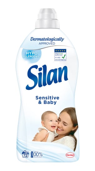 Silan Sensitive & Baby Płyn do Płukania 72pr 1,8L - Sensitive & Baby Henkel