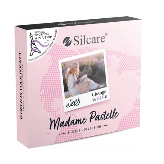 Silcare Flexy zestaw Madame Pastelle 4x lakier hybrydowy, 4,5g Silcare