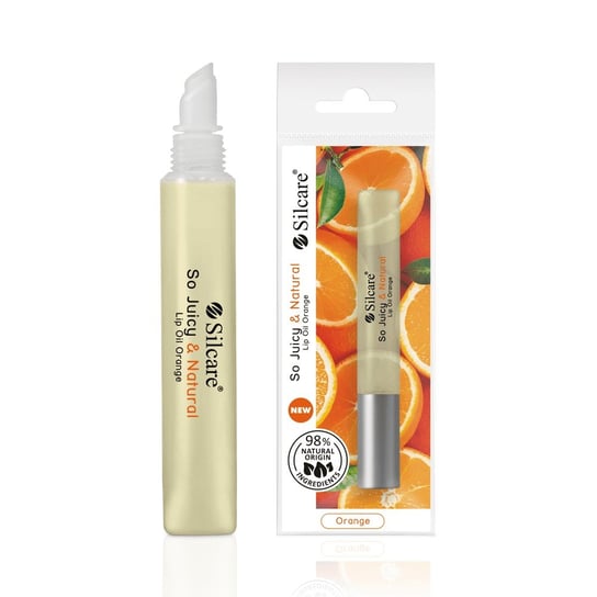 Silcare Olejek do ust QUIN So Juicy & Natural Pomarańczowy 10 ml Silcare