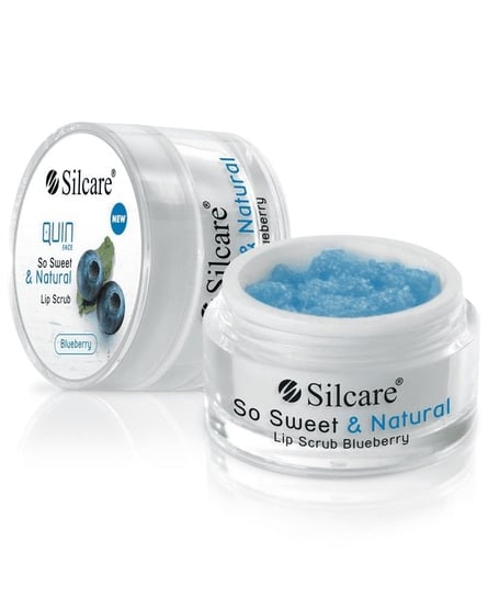 Silcare, Quin So Sweet & Natural Lip Scrub peeling do ust Bluberry 15g Silcare