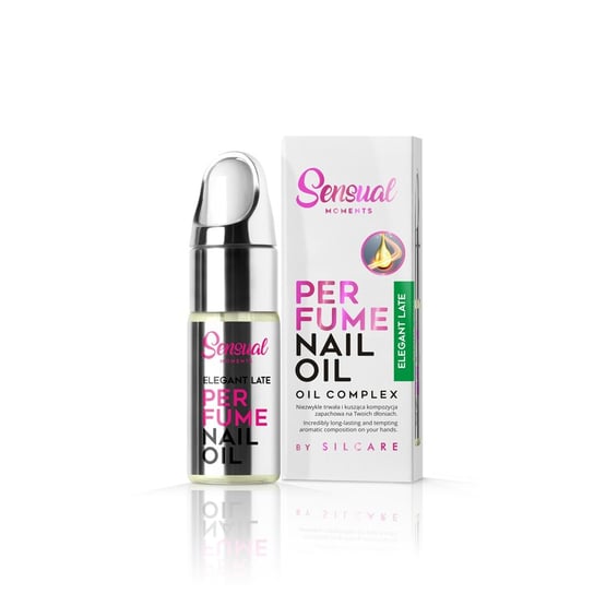 Silcare, Sensual Moments Nail Oil, perfumowana oliwka do paznokci Elegant Late, 10 ml Silcare