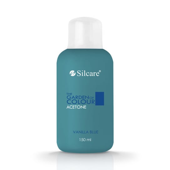 Silcare, The Garden of Colour Acetone aceton do usuwania żelowych lakierów hybrydowych Vanilla Blue 150ml Silcare
