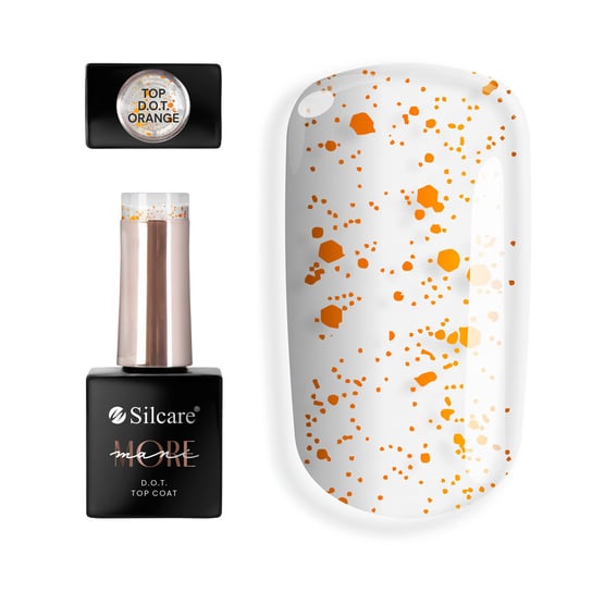 Silcare, Top Coat maniMORE D.O.T. Orange, 10 g Silcare