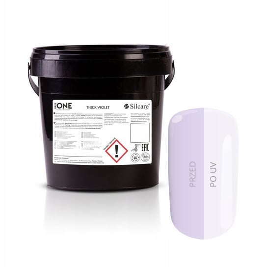 Silcare, Żel Budujący, Base One Violet Thick, 1000g Silcare