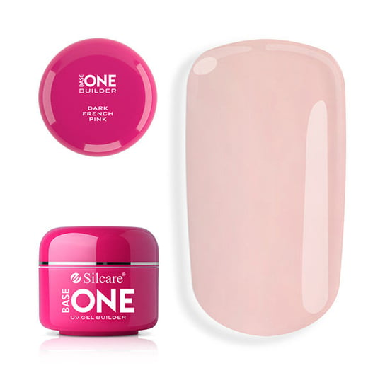 Silcare Żel UV Base One French Pink Dark 100 g Silcare