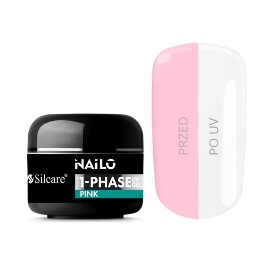 Silcare Żel UV NAILO 1-Phase Pink 15 g Silcare