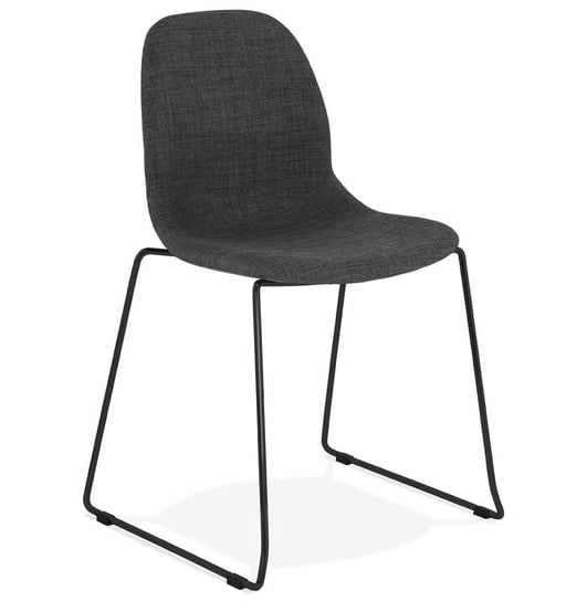 SILENTO krzesło tkanina k. ciemny szary , podstawa k. czarny Kokoon Design