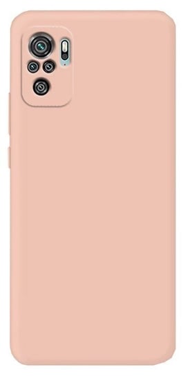 Silicone Case Elastyczne Silikonowe Etui Pokrowiec Xiaomi Redmi Note 10 / 10S Pudrowy Bestphone