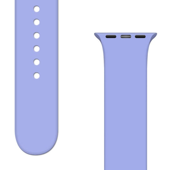 Silicone Strap APS silikonowa opaska do Watch 8 / 7 / 6 / 5 / 4 / 3 / 2 / SE (45 / 44 / 42mm) pasek bransoleta do zegarka fioletowy Hurtel