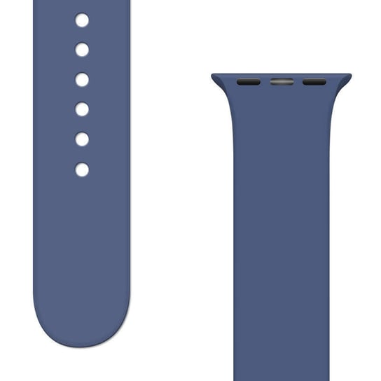 Silicone Strap APS silikonowa opaska do Watch 8 / 8 Ultra / 7 / 6 / 5 / 4 / 3 / 2 / SE (45 / 44 / 42mm) pasek bransoleta do zegarka niebieski Hurtel