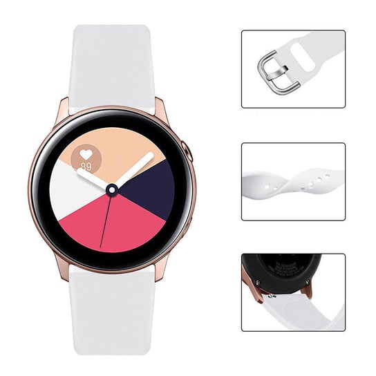 Silicone Strap TYS opaska do smartwatcha zegarka uniwersalna 22mm czerwony Hurtel