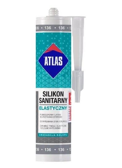 Silikon Sanitarny Elastyczny Beżowy 280 Ml Atlas Atlas