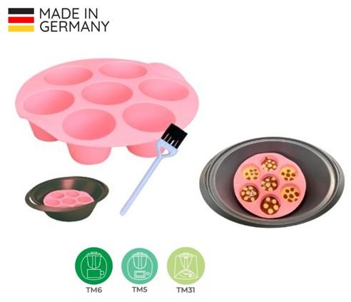 Silikonowa forma do muffinek WUNDERMIX do Varoma Thermomix TM6/TM5/TM31  Made in Germany WunderMix
