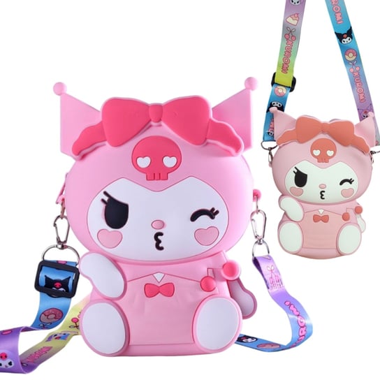 Silikonowa Torebka Kuromi Sanrio Z PASKIEM NA RAMIE ANIME KWAI STYLRÓŻOWA KRAK.JET