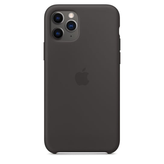 Silikonowe etui APPLE do iPhone 11 Pro Max, czarne Apple