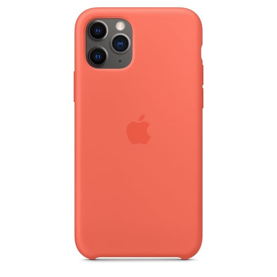 Silikonowe etui APPLE do iPhone 11 Pro Max, mandarynkowy Apple