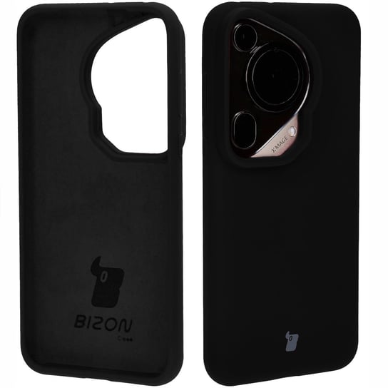 Silikonowe etui Bizon Soft Case do Huawei Pura 70 Ultra, czarne Bizon