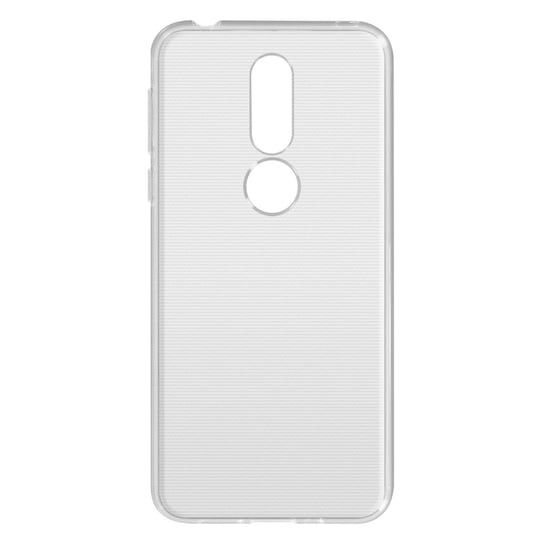 Silikonowe etui, błyszcząca i matowa tylna obudowa do telefonu Nokia 7.1 – matowa biel Avizar