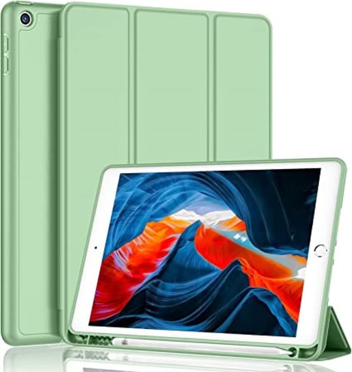 Silikonowe etui Bowi do iPad 10.2" - Miętowy Bowi