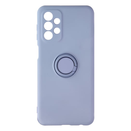 Silikonowe etui do Galaxy A23 5G Soft Touch Elastyczne z pierścieniem w kolorze fioletowym Avizar