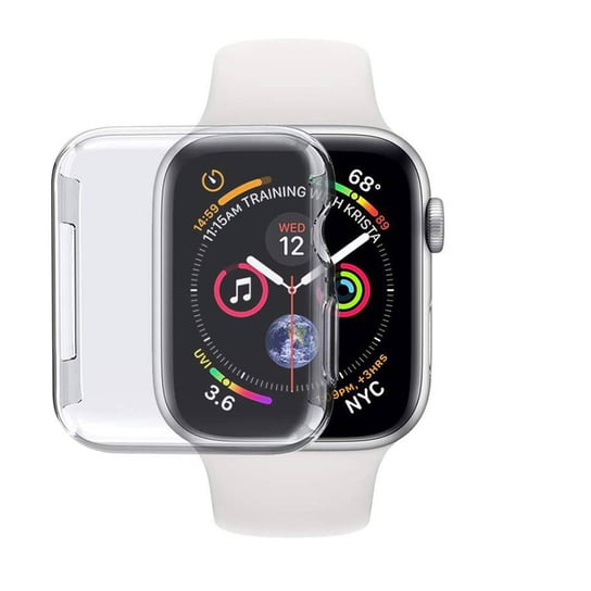 Silikonowe etui, etui do zegarka Apple Watch 40 mm – Ultra przezroczyste Avizar