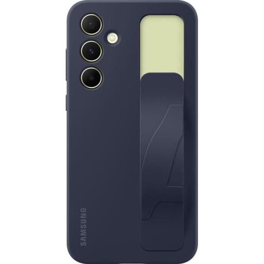 Silikonowe etui ze smyczą do Samsunga Galaxy A55 5G Dark Blue Samsung Electronics