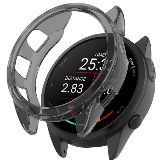 SILIKONOWE OCHRONNE ETUI DO GARMIN FORERUNNER 165 165 MUSIC CZARNE OBUDOWA BEST