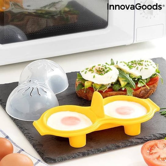 Silikonowe podwójne urządzenie do gotowania jajek InnovaGoods InnovaGoods